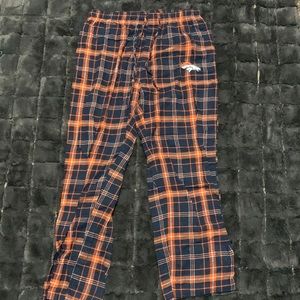 Team Apparel sleepwear Denver broncos pajama bottoms size large never worn